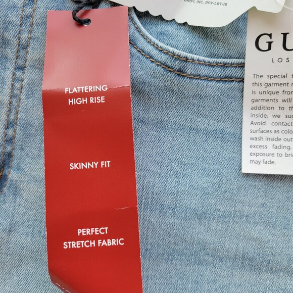 Guess Simone Super High Rise Skinny Jeans - Picture 8 of 12
